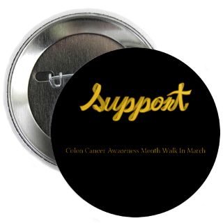 Support Colon Cancer Awareness Month Walk In March Gifts & Merchandise