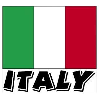 Wall Art  Posters  Italy Flag (World) Poster