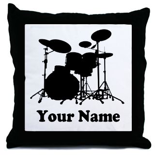 Band Gifts > Band More Fun Stuff > Personalized Drums Throw Pillow