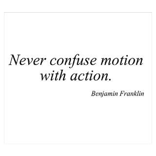 Benjamin Franklin quote 118 Poster