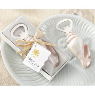 Kate Aspen Shore Memories Sea Shell Bottle Opener with Thank You Tag