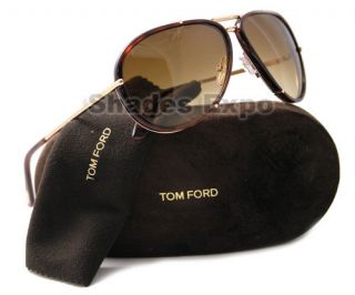 New Tom Ford Sunglasses TF 109 Cyrille TF109 Havana 28F