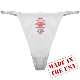 CHILE STARS OF 2010 Classic Thong for $12.50
