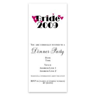 Bride 2011 Pink Hearts Invitations for $1.50
