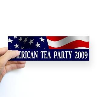American Tea Party 2009 Bumper Bumper Sticker by ioutlet