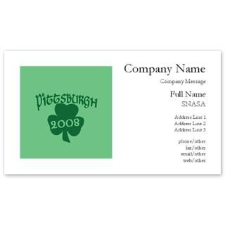 Pittsburgh St. Patricks Day 2008 Business Cards for $0.19