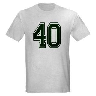 40 T shirts  NUMBER 40 FRONT Light T Shirt