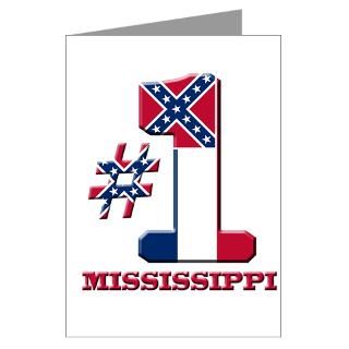 Mississippi Number One Greeting Card