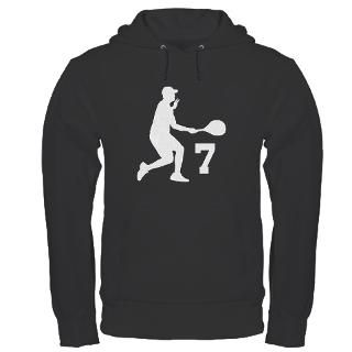 Tennis Uniform Number 7 Player Hoodie