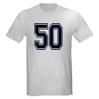 50 T shirts  NUMBER 50 FRONT Light T Shirt