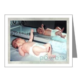 Baby Gifts  Baby Note Cards  baby power    Note Cards (Pk of 10)
