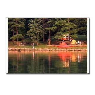 Lake Lanier Camping Postcards (Package of 8)