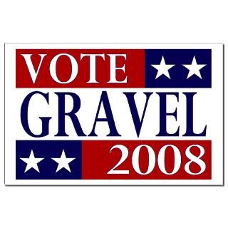 Vote Gravel 2008 11x17 Poster Print  Mike Gravel for President in