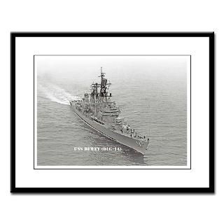 USS DEWEY Large Framed Print  THE USS DEWEY (DLG 14) STORE