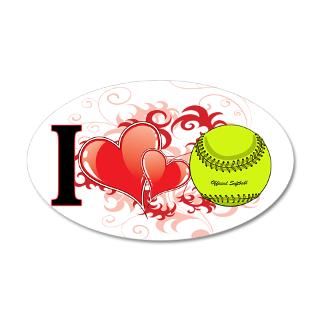 Fast Pitch Gifts  Fast Pitch Wall Decals  Girls Softball 22x14