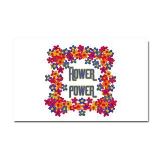 70S Gifts  70S Car Accessories  Flower Power Car Magnet 20 x 12