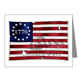 Gifts  1776 Note Cards  1776 American Flag Note Cards (Pk of 20