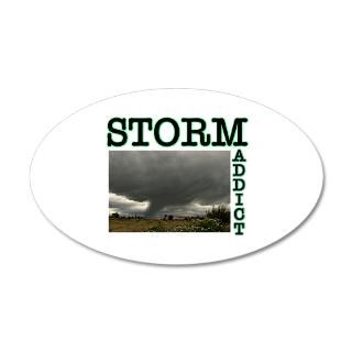Addict Gifts  Addict Wall Decals  Storm Addict 35x21 Oval Wall