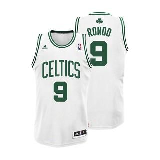 Rajon Rondo White adidas Revolution 30 Swingman Boston Celtics Jersey