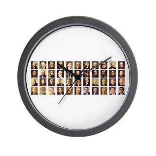 All 44 presidents Wall Clock for $18.00