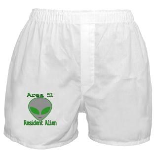 Area 51 Resident Alien Boxer Shorts for $16.00