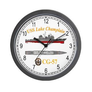 USS Lake Champlain CG 57 Wall Clock for $18.00