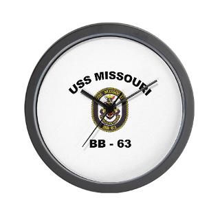 USS Missouri BB 63 Wall Clock for $18.00