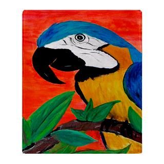Parrot Head Throw Blanket from Art for $59.50