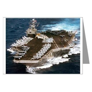 USS Kennedy Ships Image Greeting Cards (Pk of 10)