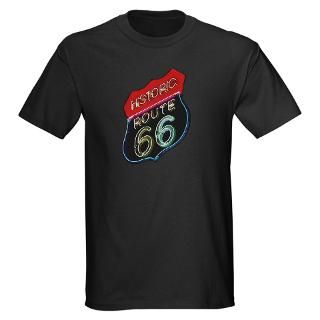 Historic Route 66 Neon T Shirt