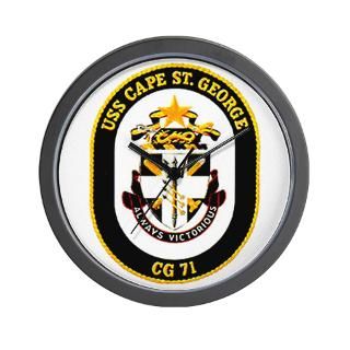 USS Cape St. George CG 71 US Navy Ship Wall Clock for $18.00