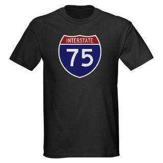Interstate 75 Black T Shirt T Shirt