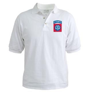 82nd Airborne Golf Shirt by armyparatrooper