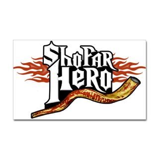 Shofar Hero Oval Sticker (10 pk)
