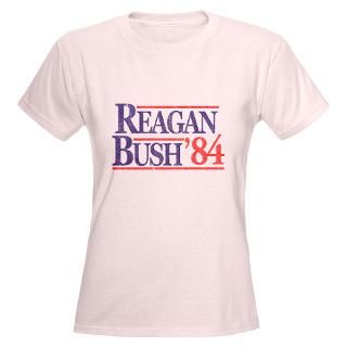 Reagan Bush 84 Womens Light T Shirt