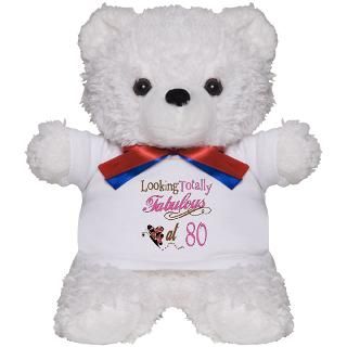 80 Gifts  80 Teddy Bears  Fabulous 80th Teddy Bear