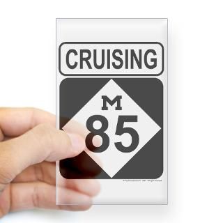 Cruising 85 (Fort Street) Rectangle Decal for $4.25