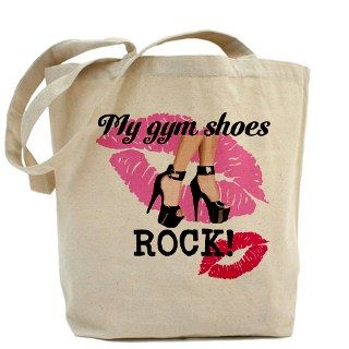 Pole Gifts  Pole Bags  My Gym Shoes ROCK Tote Bag