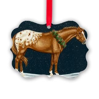 Appaloosa Gifts  Appaloosa Seasonal  Christmas Horses Ornament
