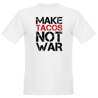 Make Tacos Not War Organic Mens Fitted T Shirt