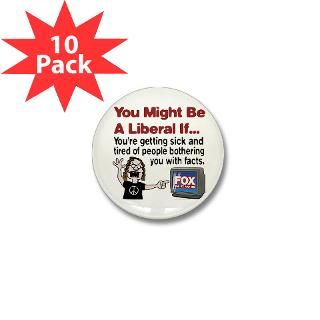 Liberals Hate Facts Mini Button (10 pack)