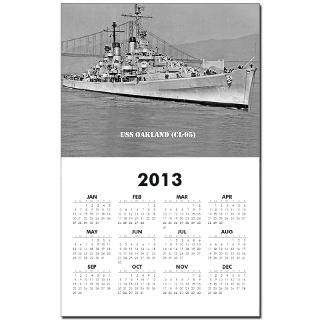 USS OAKLAND (CL 95) Calendar Print