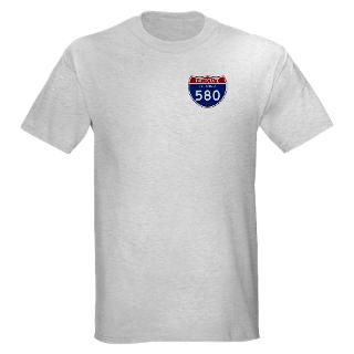 Interstate 95 Ash Grey T Shirt