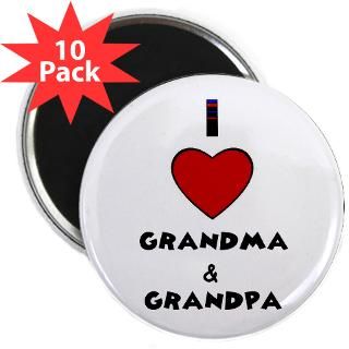 love grandma and grandpa 2 25 magnet 10 pack $ 23 98