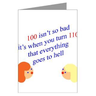 100 Gifts  100 Greeting Cards  100 isnt so badGreeting Card
