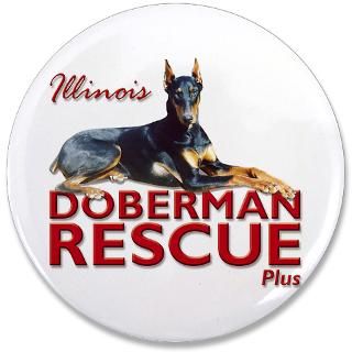 Illinois Doberman Rescue Plus 2.25 Button (1