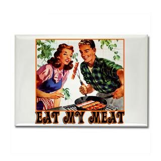 Eat My Meat  Retro Vintage Housewife T Shirts  RetroBettie