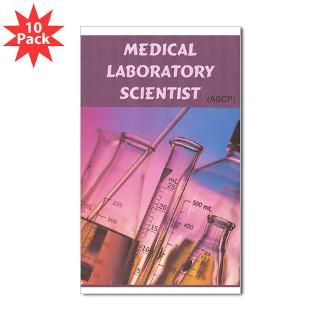 medical lab scientist rectangle sticker 50 pk $ 113 99