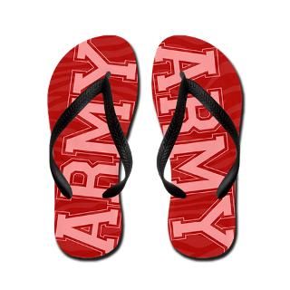 Army Zebra Print Flip Flops by usmcgals