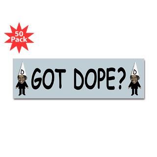 anti obama dope theme bumper stickers $ 111 99